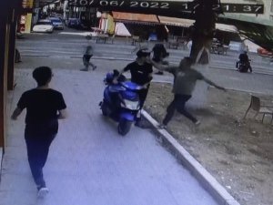 Esnaftan Motosiklet Hırsızına Osmanlı Tokadı