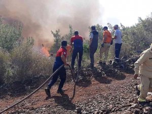 Denizli İtfaiyesi Marmaris’teki Yangın Söndürme Çalışmalarına Destek Veriyor