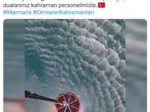 Marmaris’teki Yangına Bin 494 Orman İşçisi İle Müdahale Ediliyor
