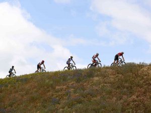 Mtb Cup Olimpik Dağ Bisikleti Yarışları Antrenmanı Nefes Kesti
