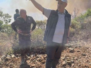 Bakan Kirişci Marmaris’teki Yangın Bölgesinde İncelemelerini Sürdürüyor