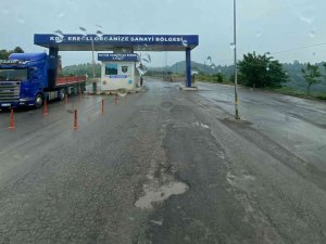 Kdz. Ereğli Osb Yolunda Sürücüler Zor Anlar Yaşıyor