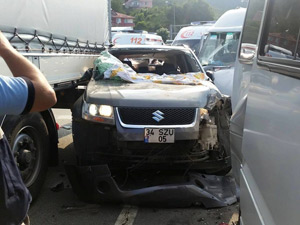 Giresun'da Kaza 10 Yaralı