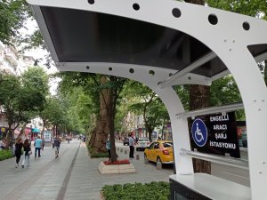 Cumhuriyet Bulvarı’na Engelli Şarj İstasyonu