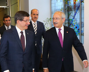 Davutoğlu Kılıçdaroğlu görüşmesi sona erdi