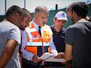 Aziziye Deresi’nde Altyapı Çalışmaları Devam Ediyor