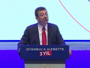 İ̇bb Başkanı Ekrem İ̇mamoğlu, İ̇stanbul Büyükşehir Belediyesi “Hizmette 3. Yıl” Sunumunda Konuştu