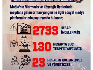 Jandarmadan Orman Yangınlarına Sosyal Medyada Yakın Takip