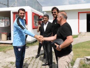 Samsunspor Efsanelerinden Samsunspor Futbolcularına Destek