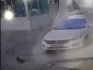 Otomobilini Kedilerin Üzerine Sürüp, Birini Telef Etti
