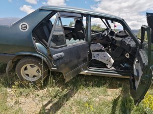 İ̇ki Otomobilin Çarpıştığı Kazada Hemşire Yaralandı