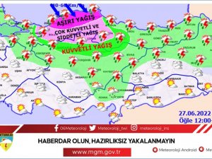 Meteoroloji Uyardı: Aşırı Yağışa Dikkat