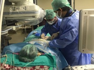 Karaman’da İlk Kez Çocuk Hastaya Anjiyo Yapıldı