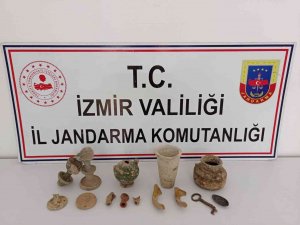 Tarihi Eser Kaçakçıları, Jandarmaya Yakalandı