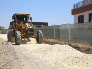 Karaköprü Kırsalında Stabilize Yol Çalışması