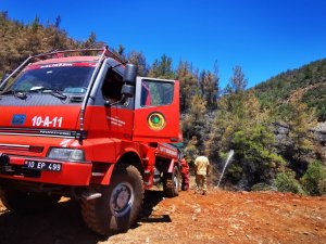 Marmaris’te Yanan Alanların Soğutma Çalışmaları Devam Ediyor
