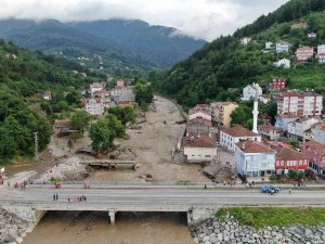 Kastamonu’da Selin Yıktığı Köy Havadan Görüntülendi