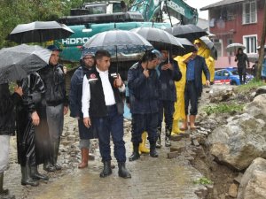 Yenice’de Ev Ve İşyerleri Sular Altında Kaldı