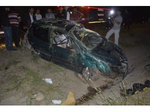 Kontrolden Çıkan Otomobil Takla Attı: 1 Ölü