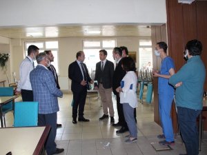 Sağlık Müdürü Şenkul, Hastane Ek Hizmet Binasını Ziyaret Etti