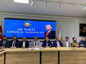 Ak Parti Çorum İl Başkanı Yusuf Ahlatcı;