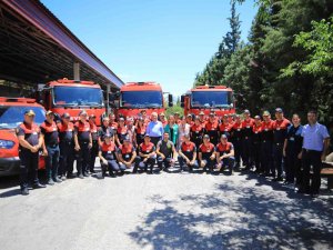 Başkan Gürün’den İ̇tfaiye Personeline Teşekkür Ziyareti
