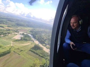 Bakan Soylu, Düzce’yi Havadan İnceledi