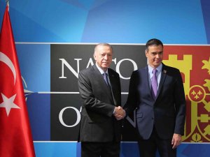 Cumhurbaşkanı Erdoğan, İ̇spanya Başbakanı Sanchez Görüştü