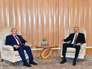 Aliyev, Tbmm Başkanı Şentop’u Kabul Etti