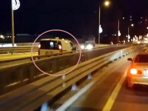 Çevreyolunda Ters Yönde İlerleyerek Tehlike Saçtı