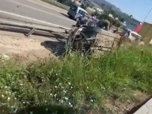 Bursa Otobanında Feci Kaza: 2 Yaralı