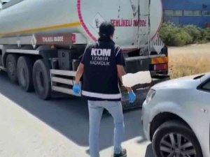 İ̇zmir’de Çevreye Zararlı 23 Ton Karışımlı Akaryakıt Ele Geçirildi