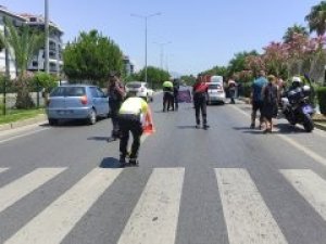 Bisikletle Yaya Geçidinden Geçerken Aracın Çarptığı Alman Hayatını Kaybetti