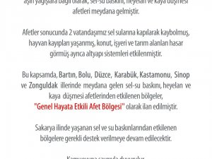 Afad 7 İlin “Genel Hayata Etkili Afet Bölgesi” Olarak İlan Edildiğini Duyurdu