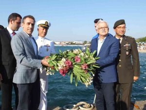 Burhaniye’de 5 Plaja Törenle Mavi Bayrak Asıldı