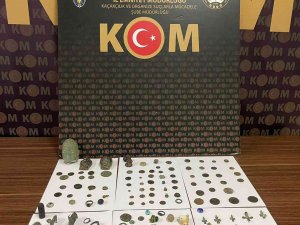 Mersin’de 253 Adet Tarihi Eser Ele Geçirildi