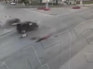 Gaziantep’teki Trafik Kazaları Kameraya Yansıdı