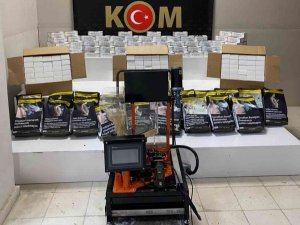 Samsun’da 64 Bin 800 Dal Bandrolsüz Makaron Ele Geçirildi