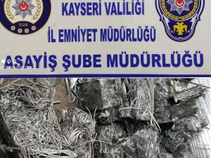 İ̇ş Yerine Operasyon, Çalıntı 2 Ton 624 Kilo Kablo Bulundu
