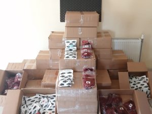 Bin 160 Paket Bandrolsüz Nargile Tütünü Ele Geçirildi