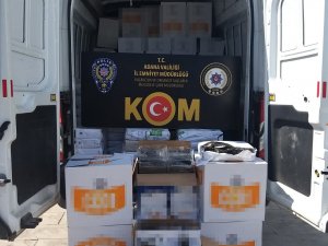 Adana’da 3 Milyon 230 Bin Kaçak Makaron Ele Geçirildi