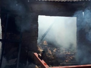 Söke’deki Yangında Ev Kullanılamaz Hale Geldi