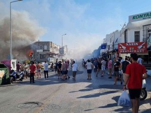 Bodrum’da Fırın Yangını İşyerleri Ve İkametlere Sıçradı