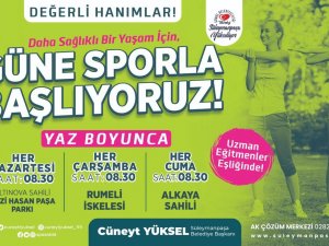 Süleymanpaşalı Kadınlar Güne Sporla Başlayacak