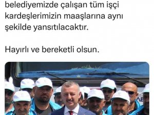 Büyükakın: "Asgari Ücrete Yapılan Zam, Belediyemizde Çalışan Tüm İşçilerimizin Maaşlarına Aynı Şekilde Yansıtılacaktır"