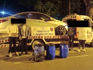 Zeytinyağı Hırsızları Jandarmadan Kaçamadı