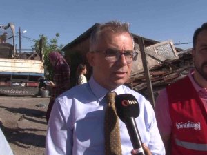 Maltepe Kaymakamı Tiryaki: "(Gecekondu Yangını) Yaraları Saracağız”