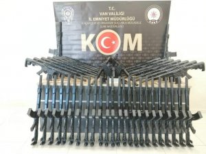 Van’da 150 Adet Av Tüfeği Ele Geçirildi