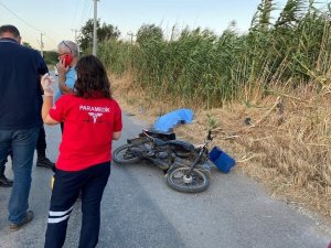 Devrilen Motosikletin 73 Yaşındaki Sürücüsü Hayatını Kaybetti