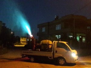Kadirli’de Gece Gündüz Haşereyle Mücadele